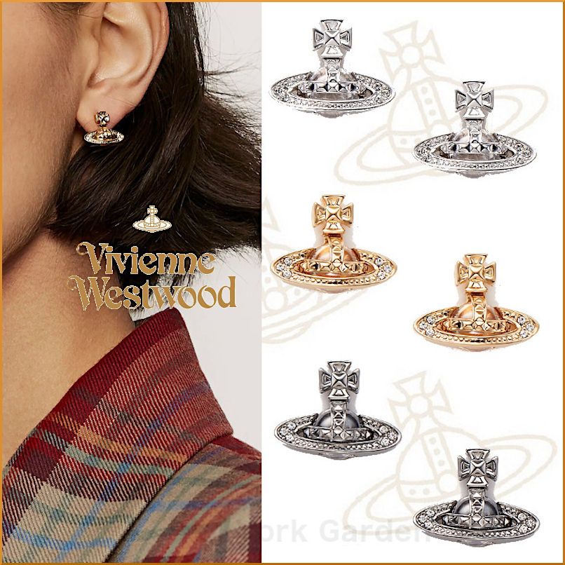 19/20新作☆vivienne westwood☆PINA BAS RELIEF オーブピアス