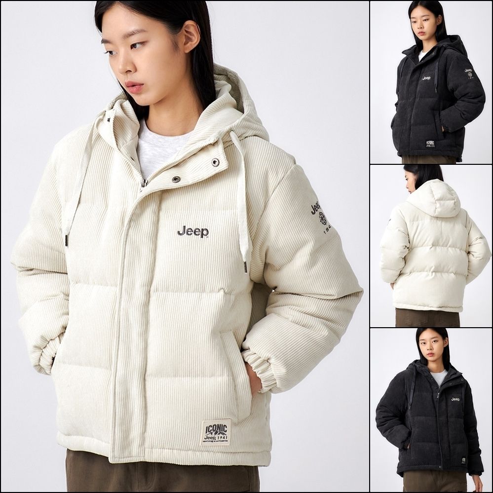 JEEP] コーデュロイ レディース ショート ダウン ジャンパー (JEEP