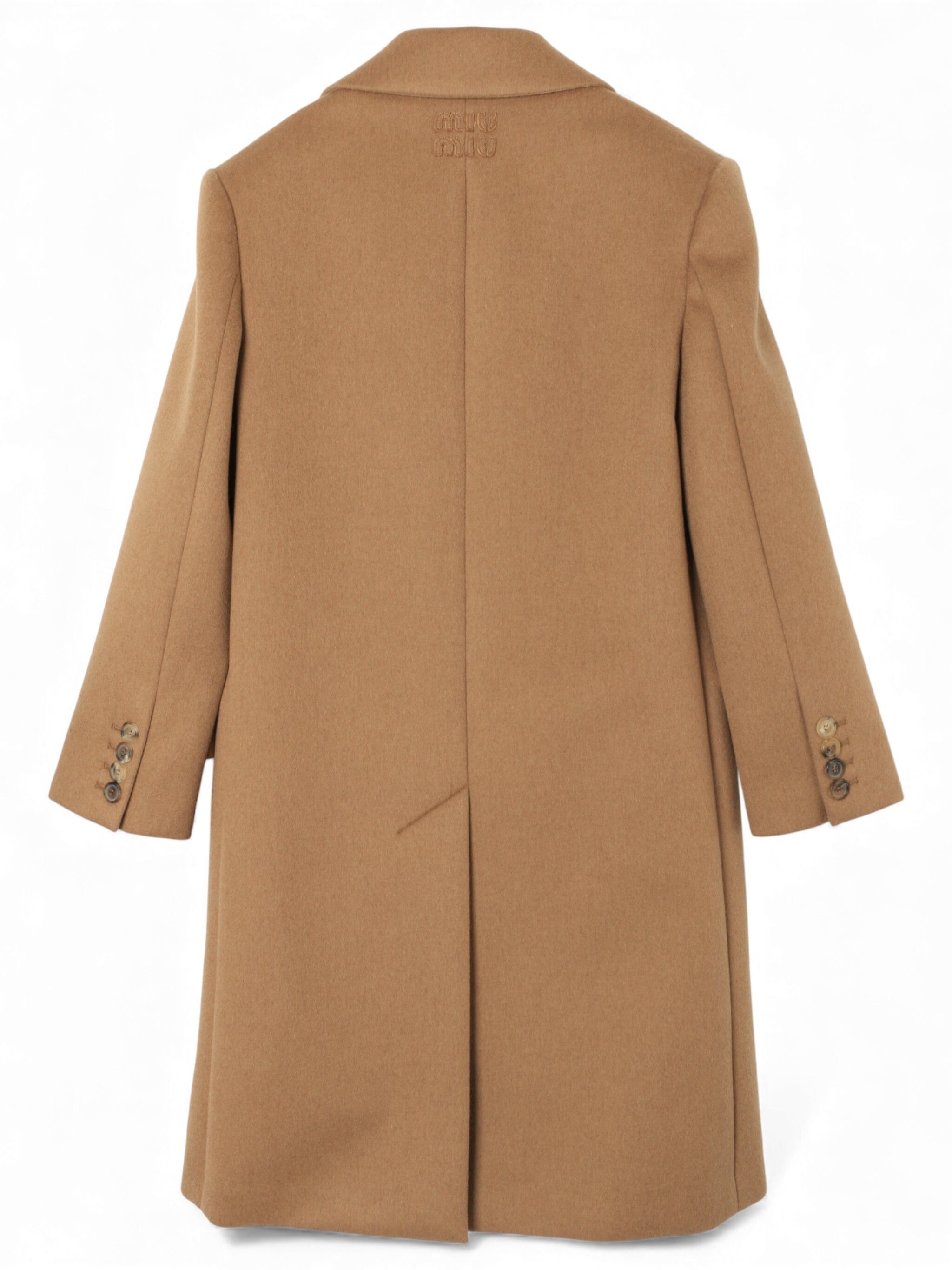 MIU MIU | CAMEL HAIR DOUBLE-BREASTED COAT コート (MiuMiu/コート