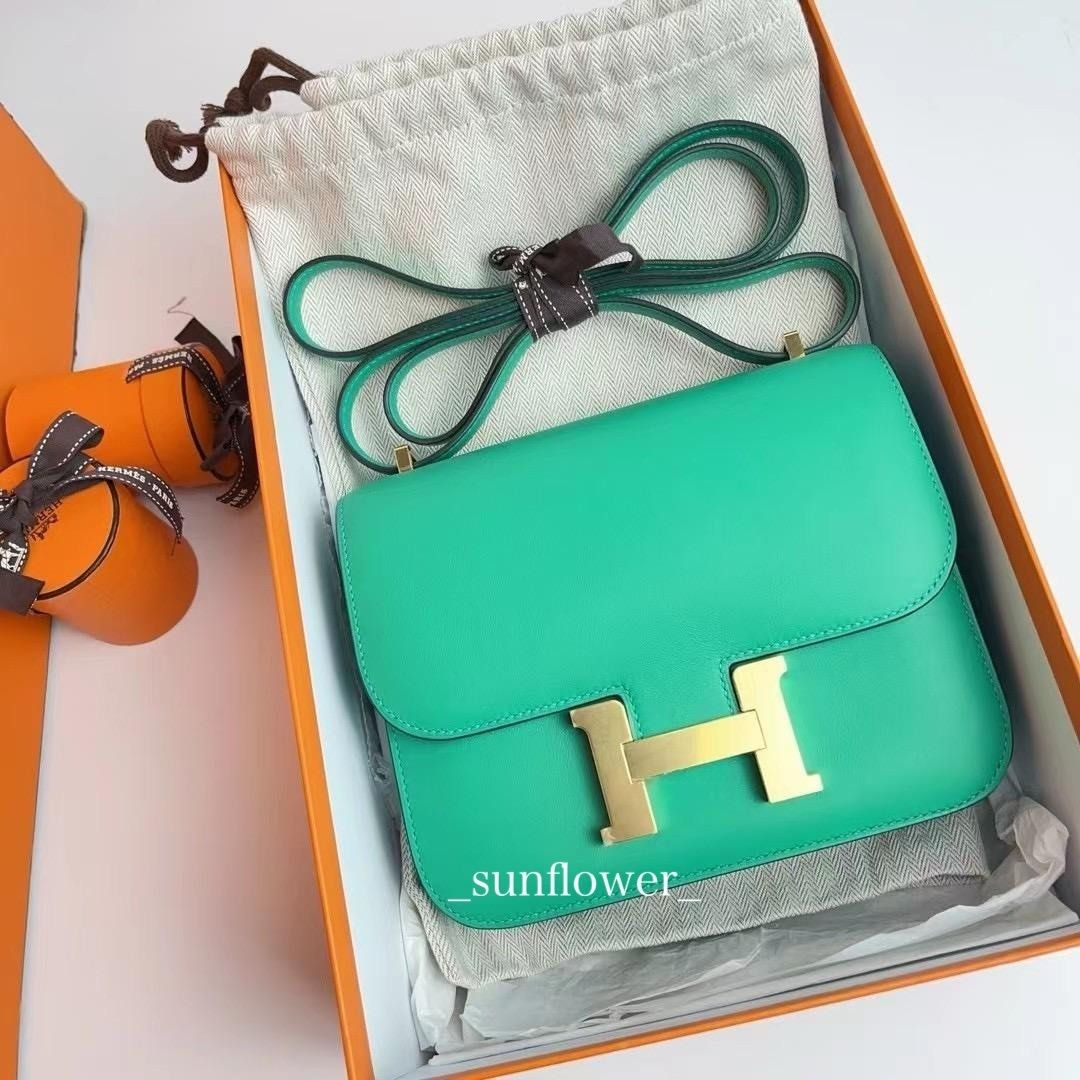 エルメス コンスタンスミニ スイフト ミント/G金具 (HERMES/ショルダー