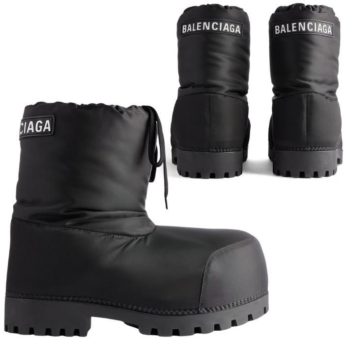 紅白BE:FIRST着用【BALENCIAGA】ALASKA ローブーツ ナイロン