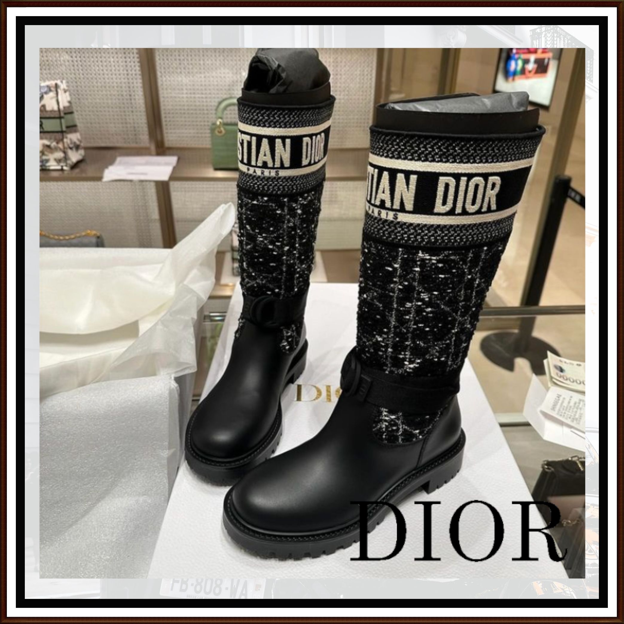 安心・安全の国内配送♪】☆ディオール☆ロングブーツ (Dior/ロング