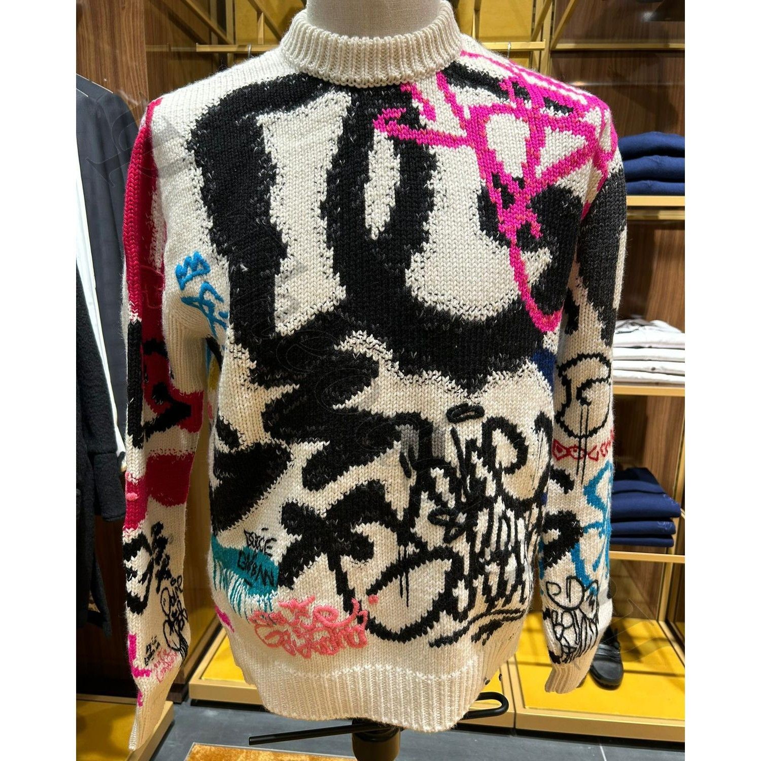 Dolce & Gabbana グラフィティ ニット セーター マルチカラー (Dolce