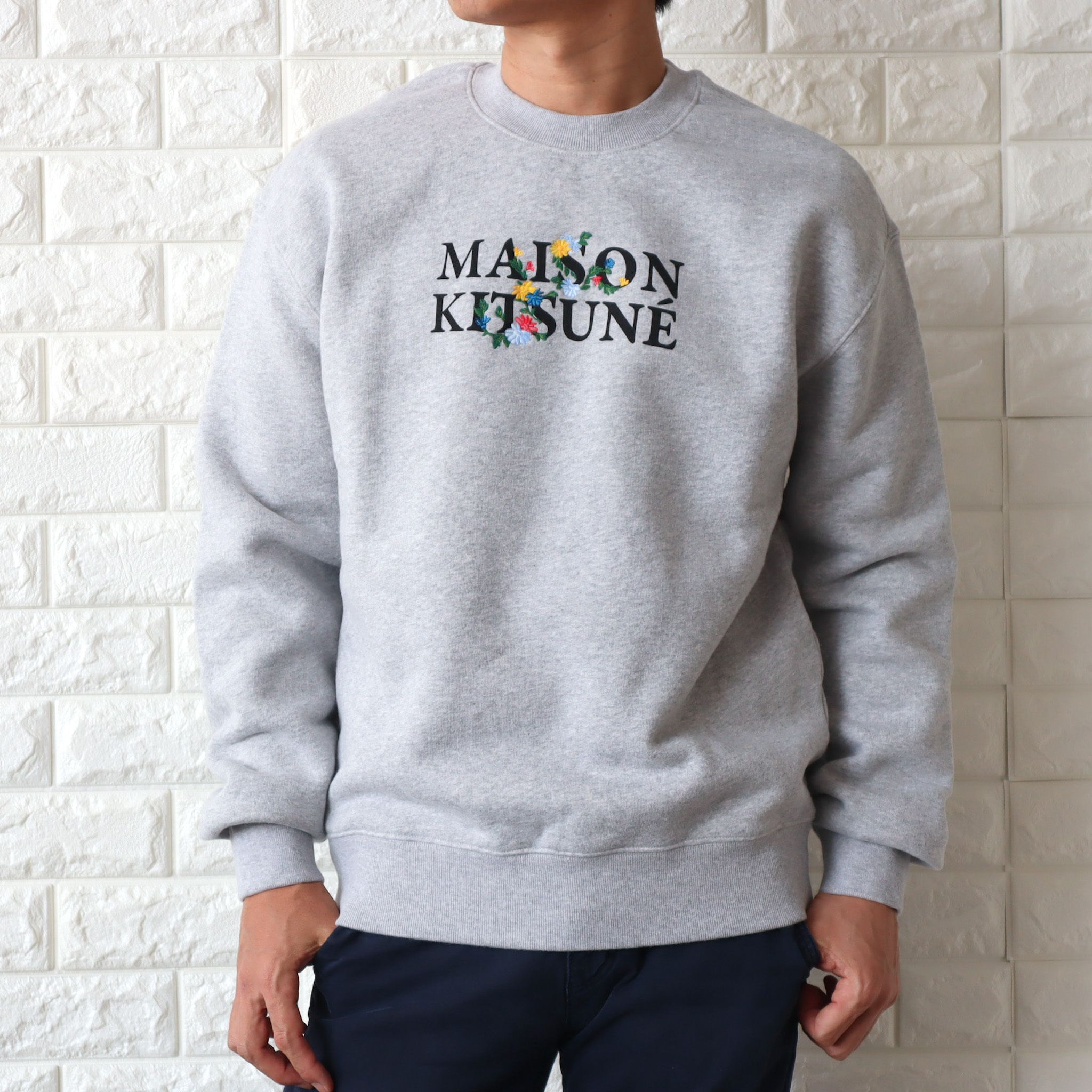 MAISON KITSUNE メゾンキツネ ロゴ スウェットシャツ トレーナー