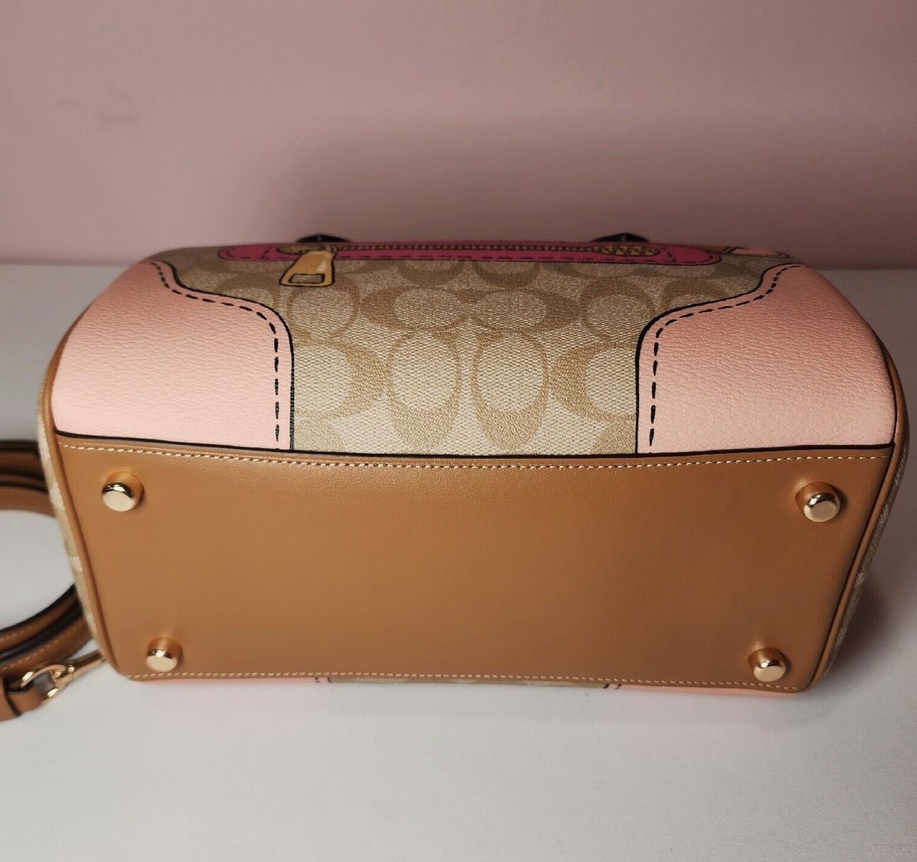 セール☆Coachローアン騙し絵シグネチャーロゴ2wayサッチェル (Coach