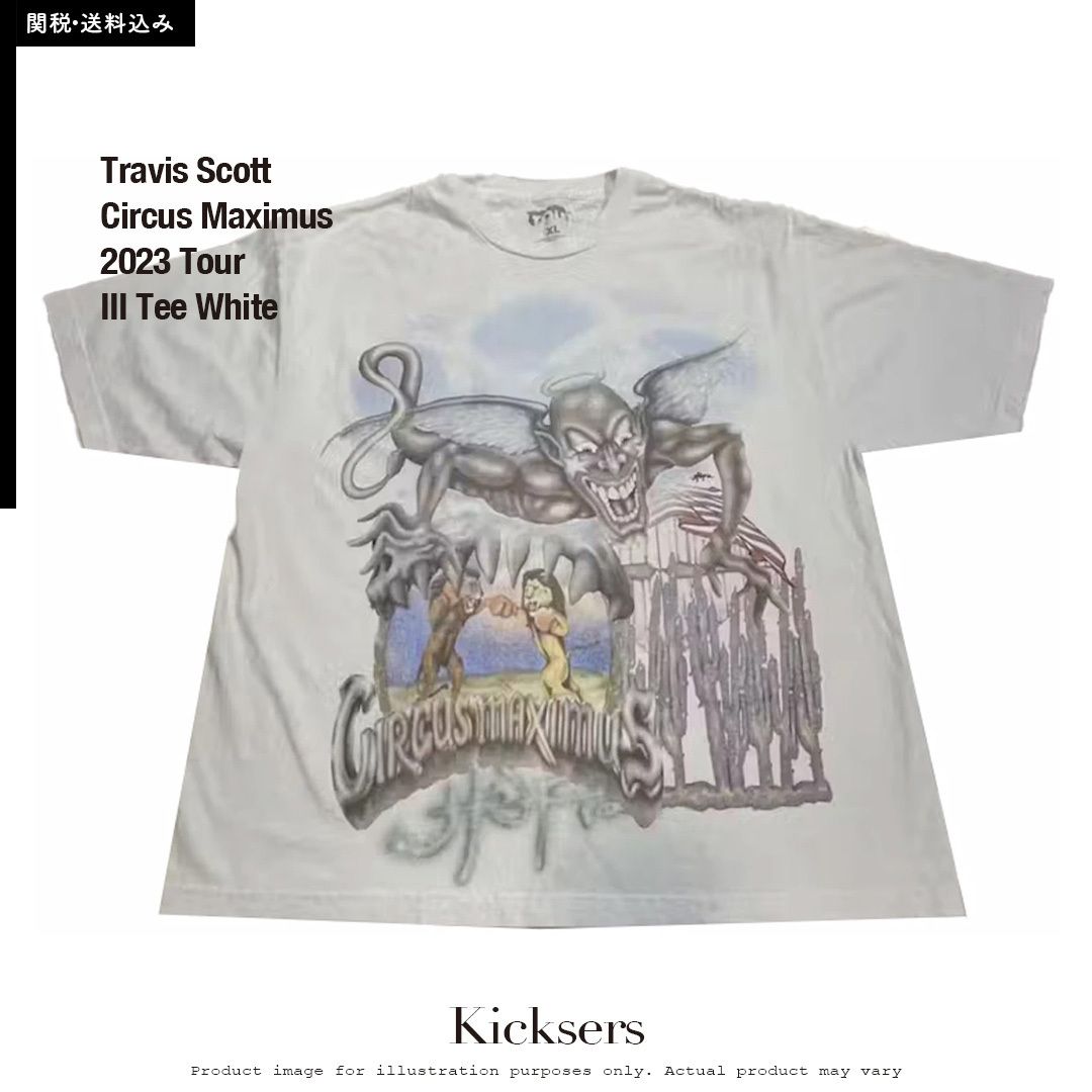 Travis Scott Utopia Circus Maximus Tour III Tee Tシャツ (Cactus