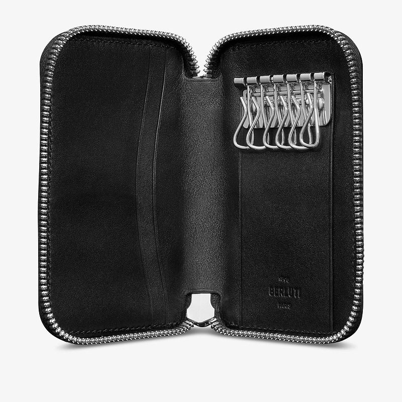BERLUTI 】コト スクリットレザー ジップ キーホルダー (Berluti/キー