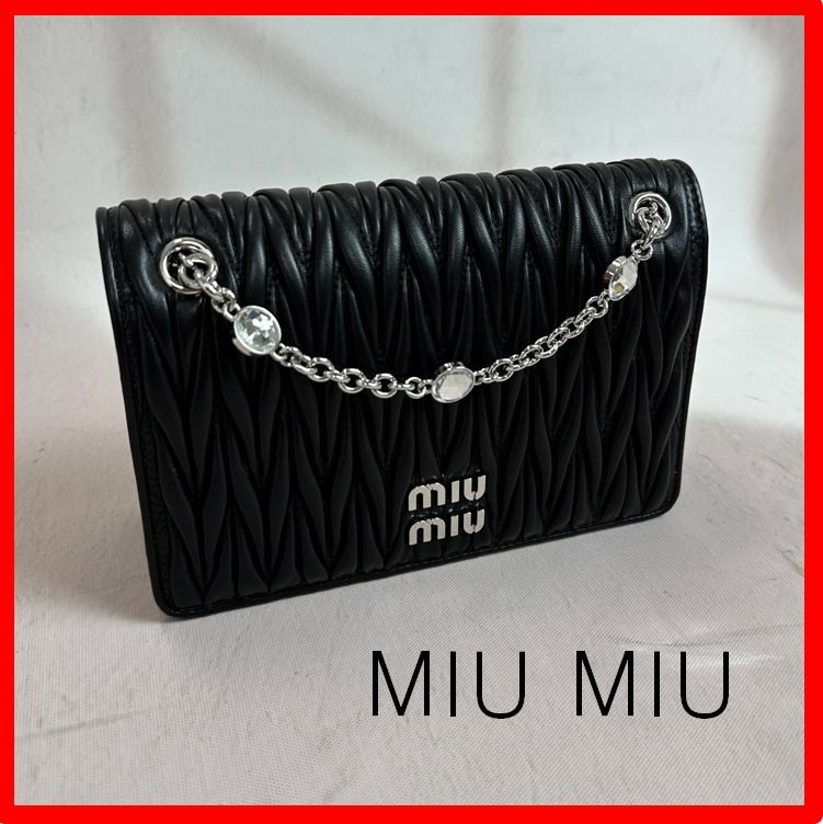 ☆【MIU MIU】☆ミュウミュウ マテラッセレザーミニバッグ☆ (MiuMiu