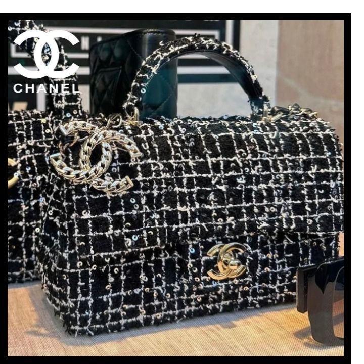 ☆上品なツイード☆CHANEL ハンドバッグ (CHANEL/ショルダーバッグ