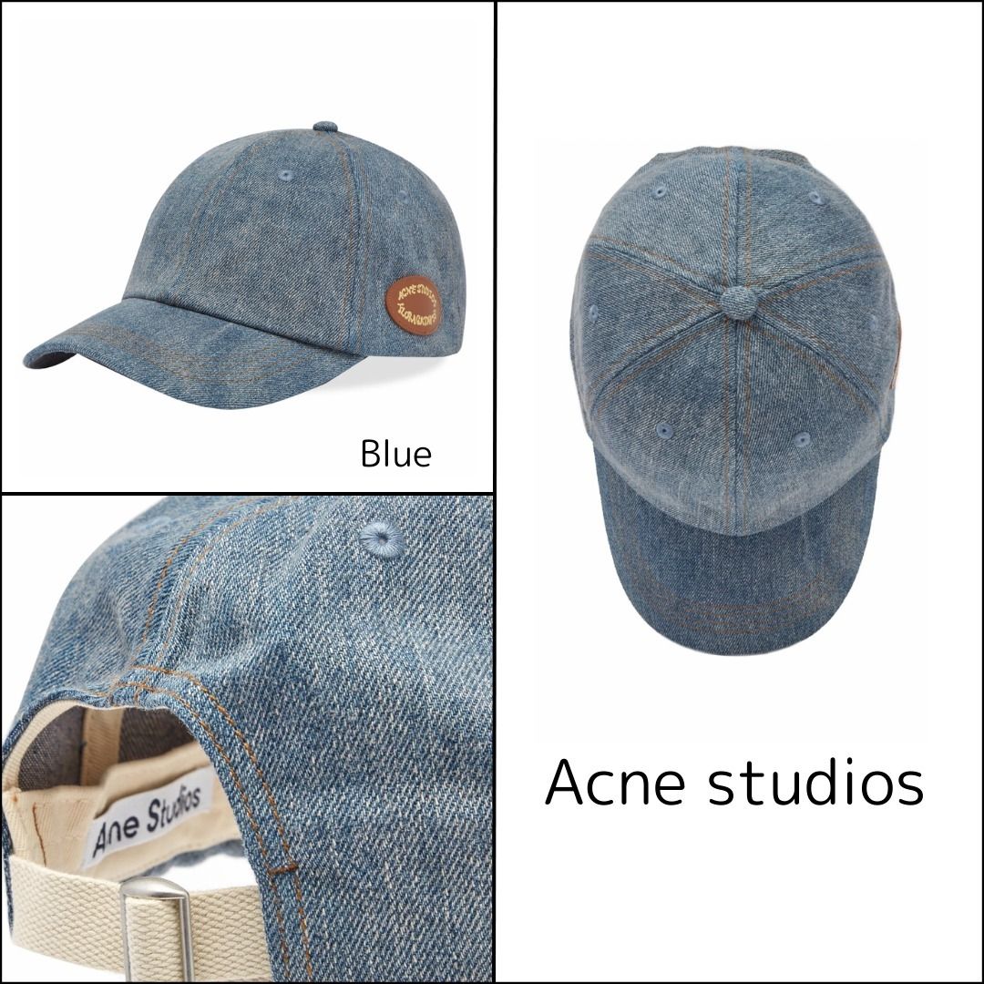 Acne studios】アクネ キャップ ロゴ デニム ブルー (Acne Studios
