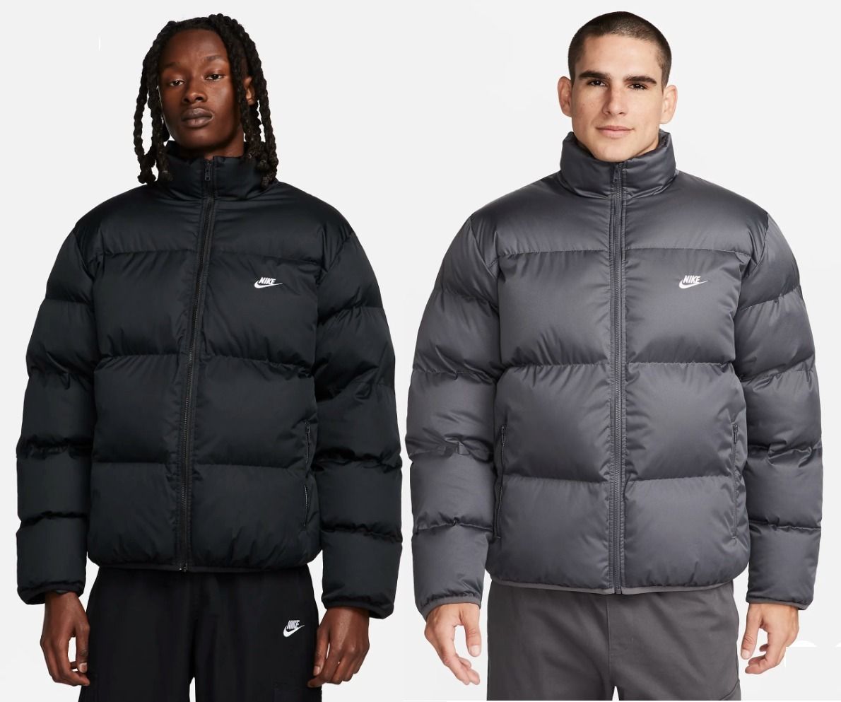 人気【NIKE】Club puffer jacket ☆ハイカラー ダウンジャケット (Nike