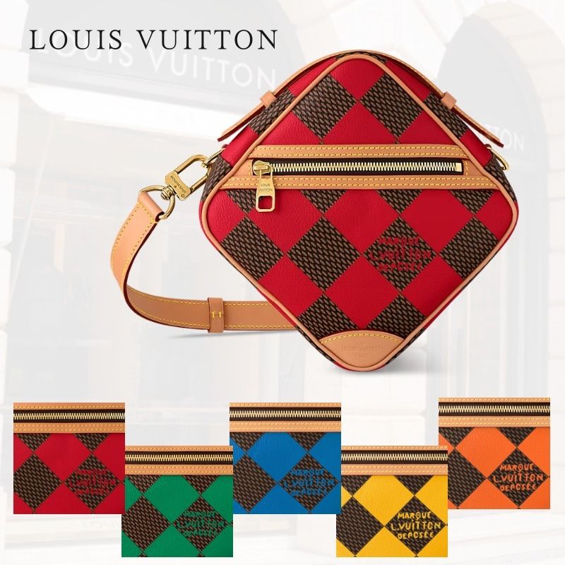 送料込*ルイヴィトン*ダミエポップチェスメッセンジャー (Louis