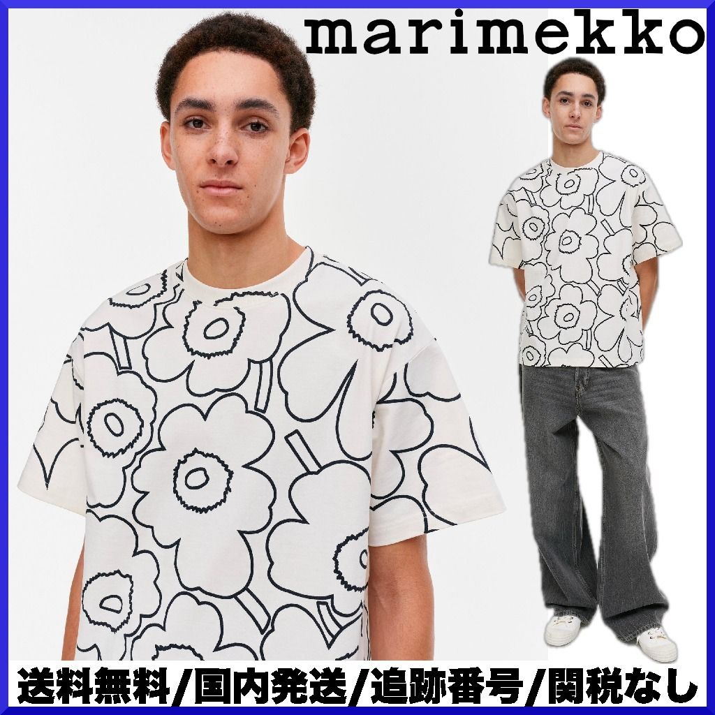 2024SS】マリメッコ/ Nopeus Pieni Piirto Unikko Tシャツ (marimekko