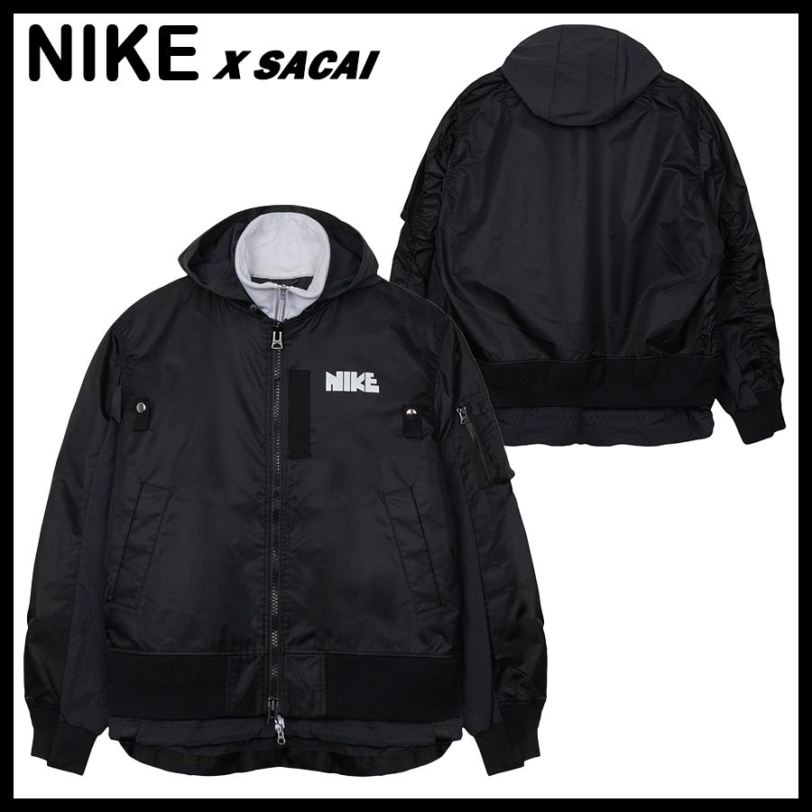 ☆NIKE x SACAI☆NRG LAYERED ボンバージャケット☆追跡可 (Nike