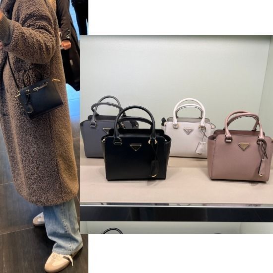 セール】PRADA プラダ サフィアーノ ショルダーバッグ 1BA380 (PRADA