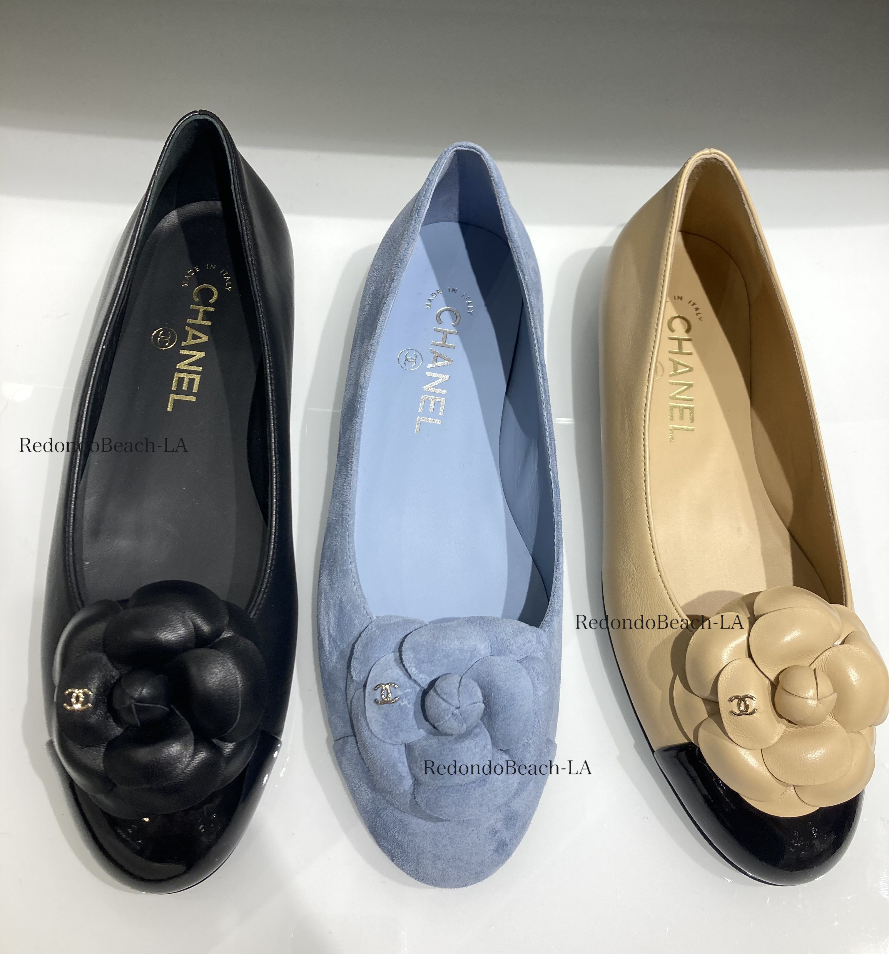 大胆なカメリアで攻める】CHANEL☆バレエシューズ (CHANEL/バレエ