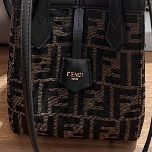FENDI フェンディ オリガミ FF ロゴ 2WAY 人気ミニ トートバッグ