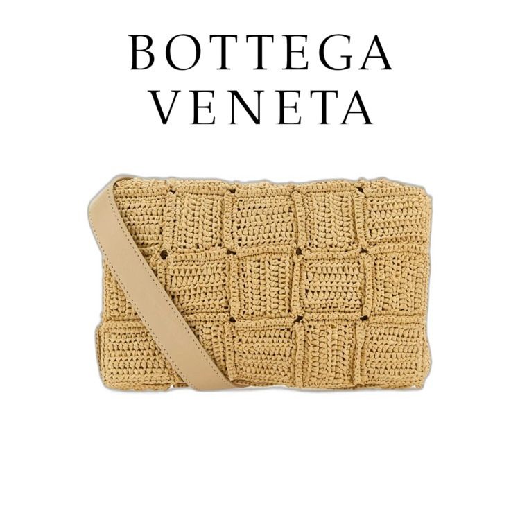 ボッテガ・ヴェネタ カセット イントレッチオ かぎ針編み バッグ