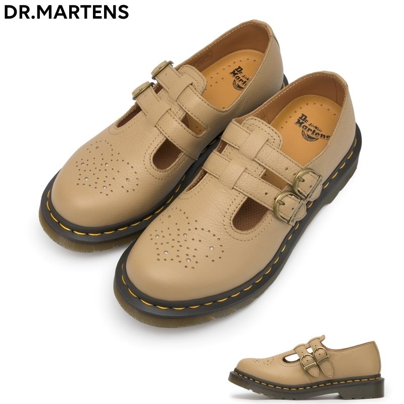 DR.MARTENS] マーチン 8065 メリージェーン シューズ タン (Dr.Martens