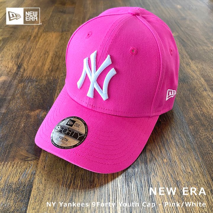 52-56㎝で調整可】New Era☆NY ヤンキース キャップ ピンク (New Era