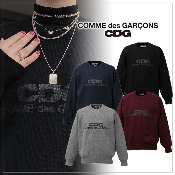 COMME des GARCONS】ROUND NECK SCHOOL PULLOVER (COMME des GARCONS