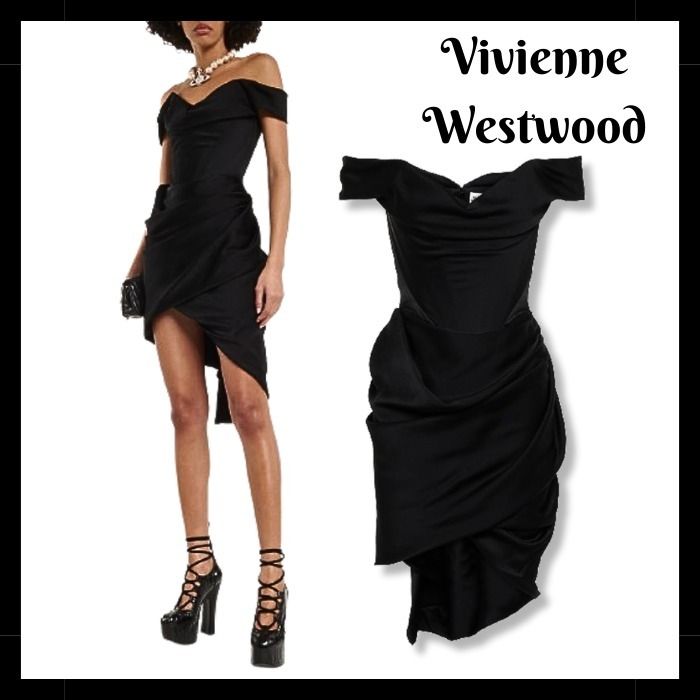 Vivienne Westwood】オフショルダー ビスチェ ミニドレス (Vivienne