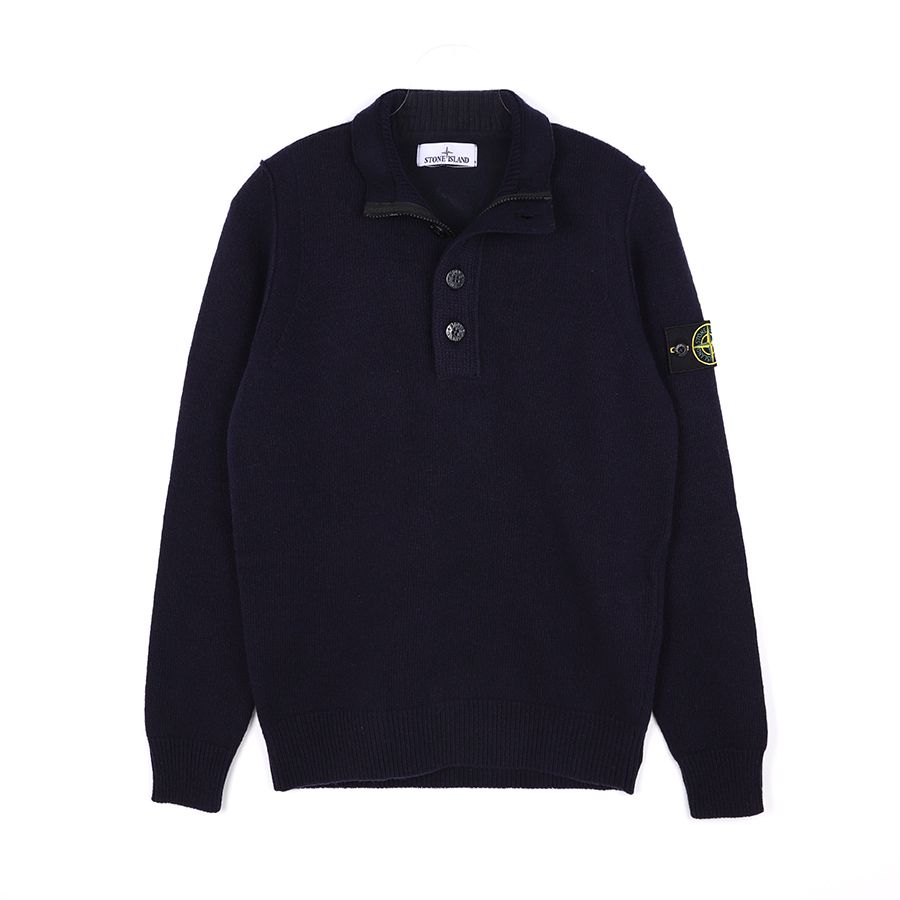 関税負担なし☆STONE ISLAND ニット ハーフジップ (STONE ISLAND