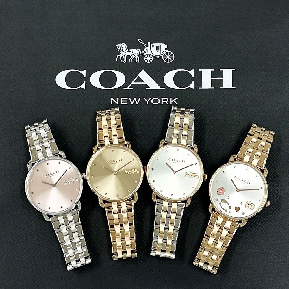 ショッパー付 コーチ 腕時計 レディース エリオット 女性ギフト (Coach