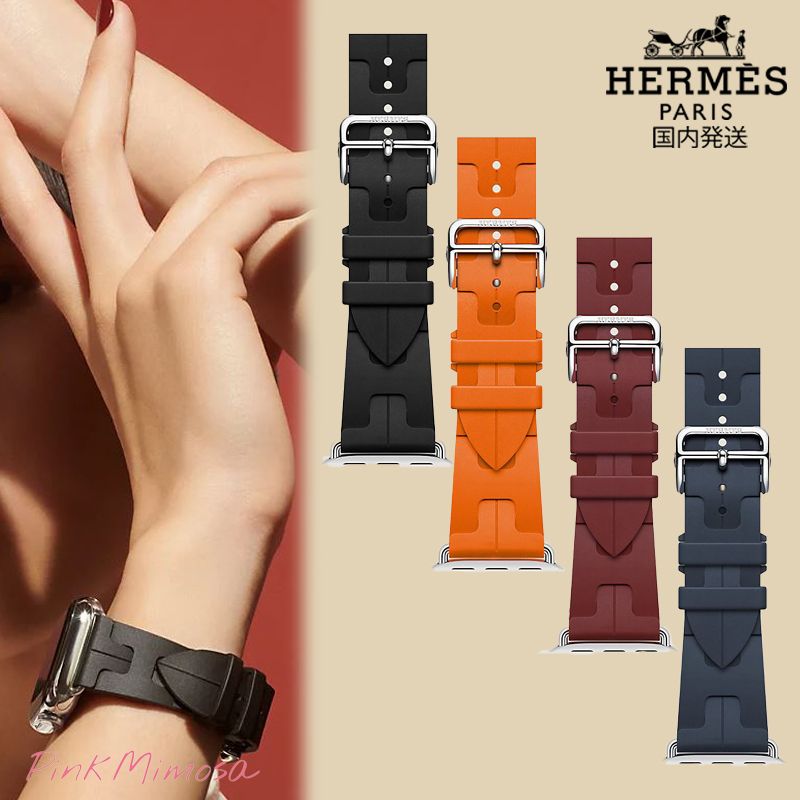 国内発送/Hermes/バンド Apple Watch Deployment Buckle キリム