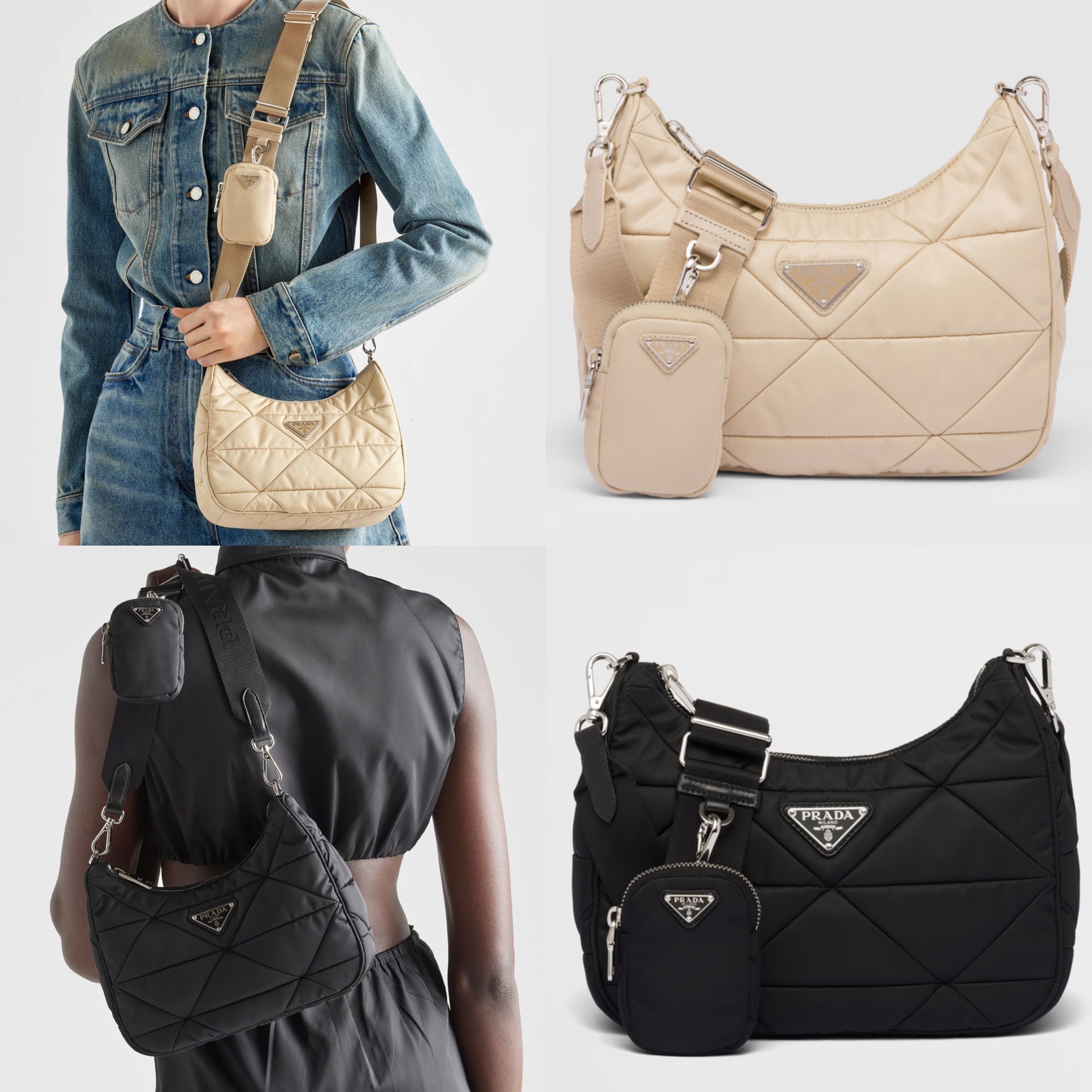 PRADA【入手困難】☆パデッドRe-Nylon ショルダーバッグ☆ 全色 (PRADA