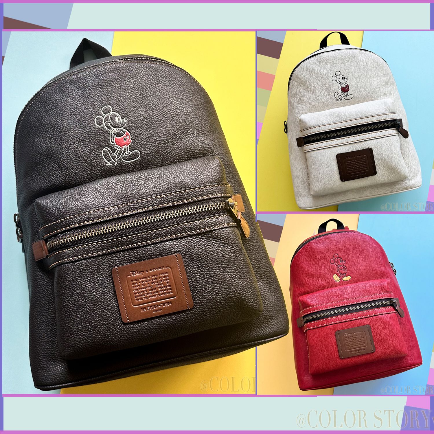 COACHxディズニー】○夢のコラボ○ミッキー A4収納可 リュック (Coach