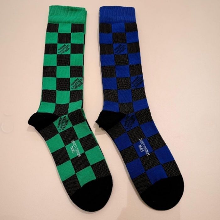 個性的☆国内発】LV ソックス・ダミエ・ポップ 靴下 (Louis Vuitton