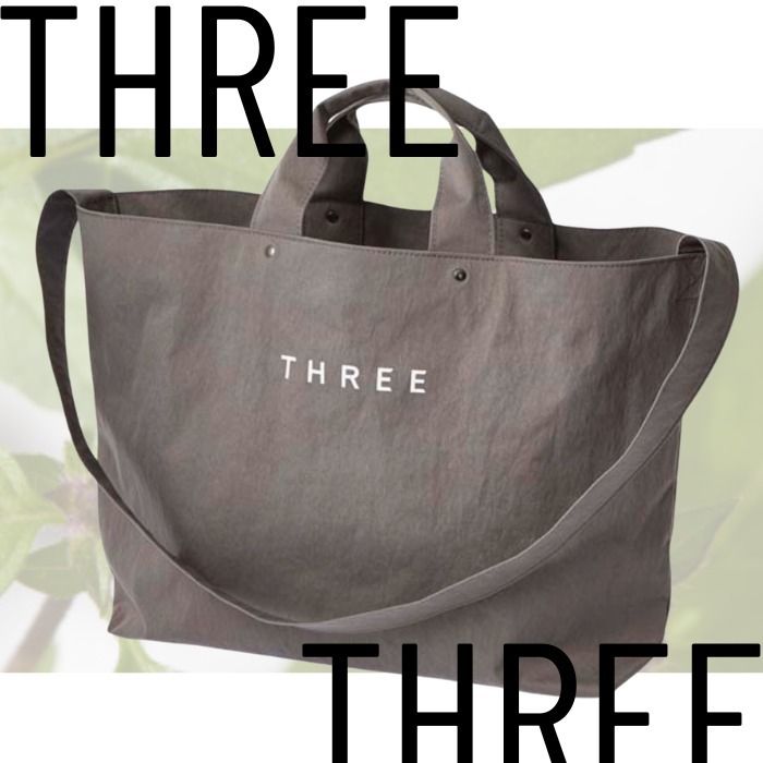 シンプルで使いやすい】THREE トート KO L (THREE/トートバッグ
