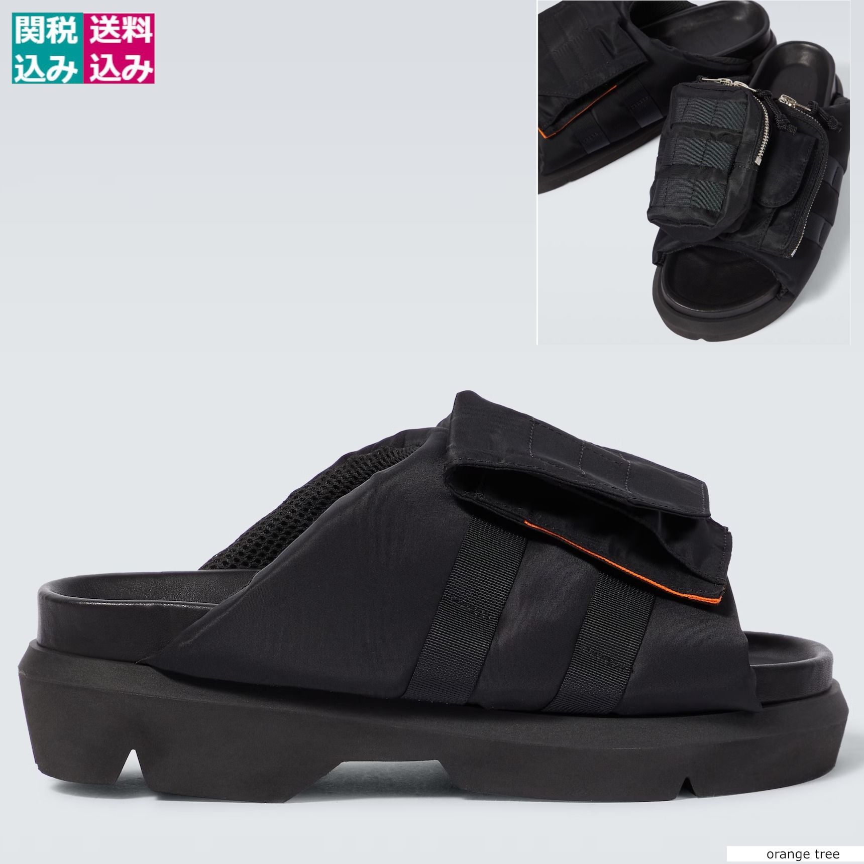 Sacai サカイ メンズ 靴 サンダル Pockets slides 892652 (sacai