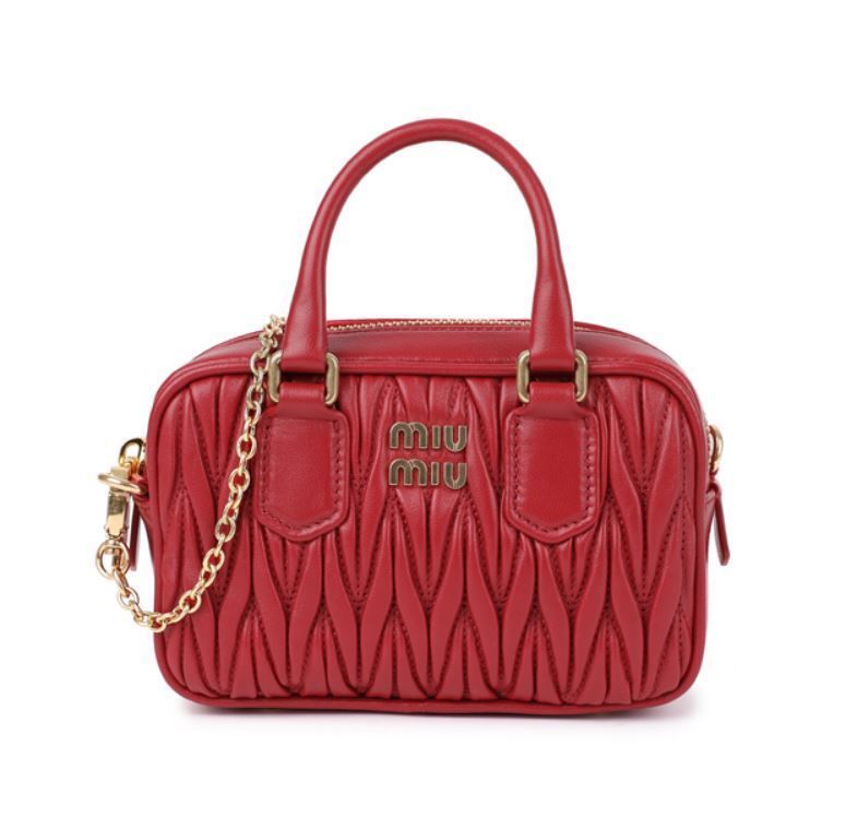 MIU MIU】アルカディ マテラッセレザー ミニバッグ (MiuMiu