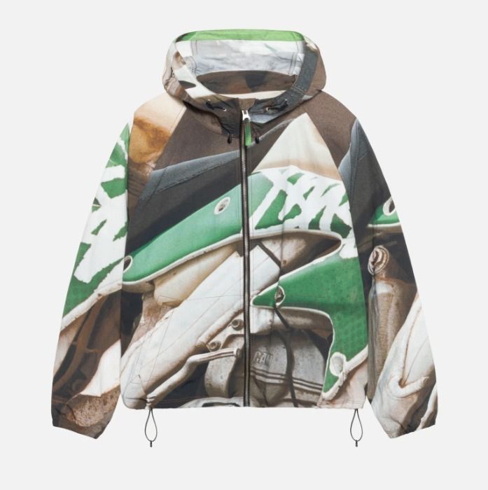 ☆関税込☆Stussy☆BEACH SHELL BAJA PRINT☆ (STUSSY/ジャケット