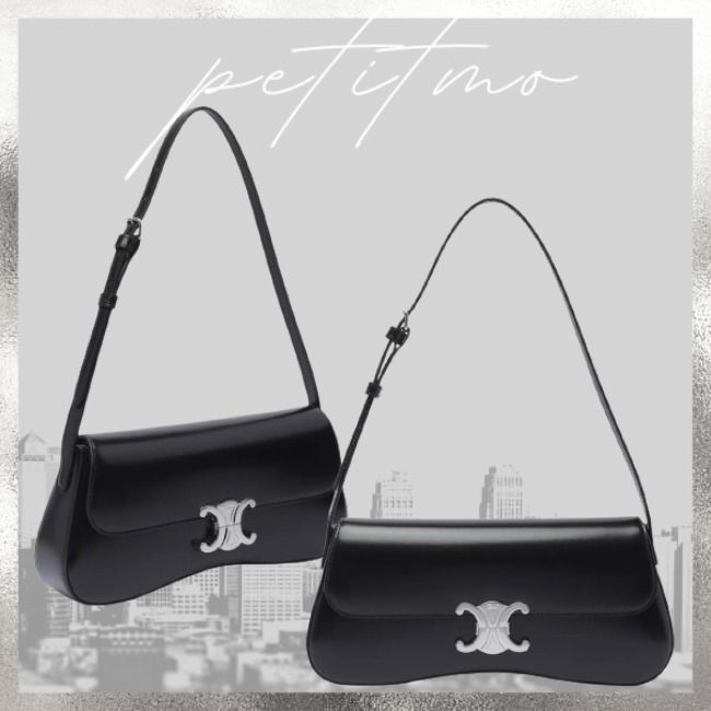 セリーヌ ミディアム セリーヌ ローラバッグ レザー ブラック (CELINE