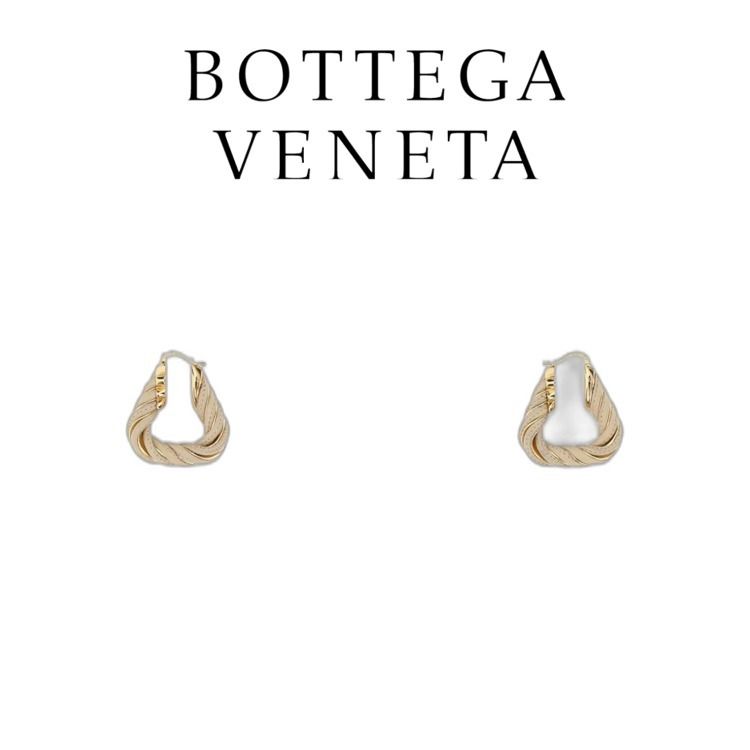 ボッテガ・ヴェネタ ツイスト トライアングル ピアス (BOTTEGA VENETA