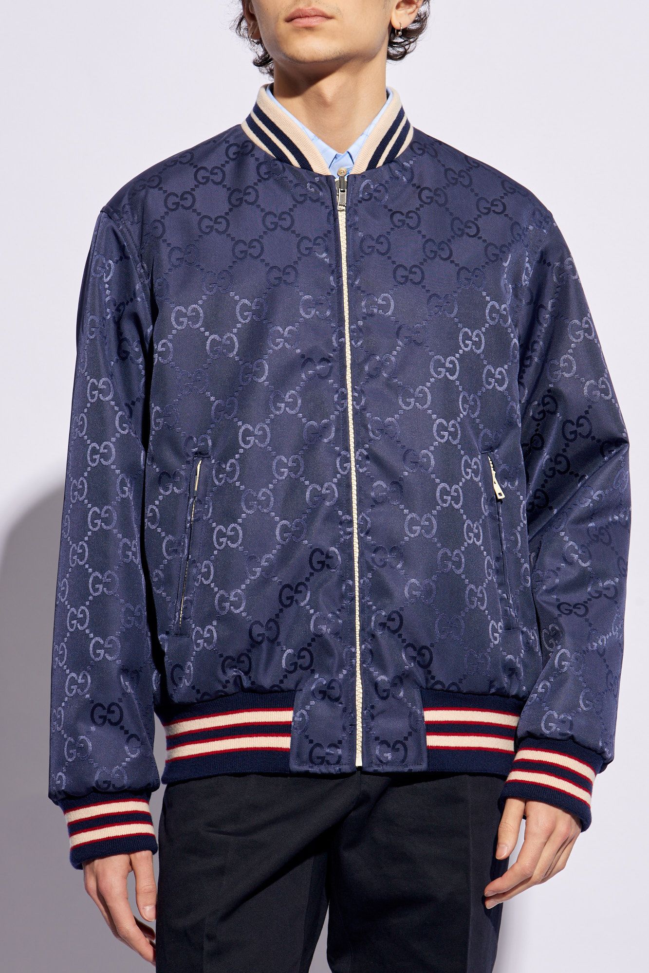 送料込】GUCCI リバーシブル ボンバージャケット (GUCCI/MA-1