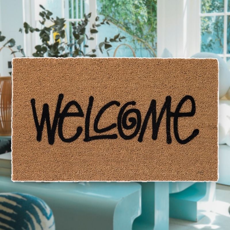 ステューシー【STUSSY】お洒落! ウェルカムマット 玄関マット (STUSSY