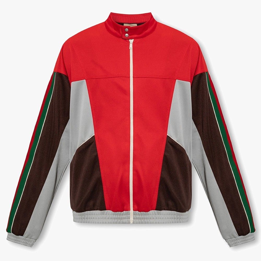 GUCCI グッチ ウェブ ストライプ ジャージ ジャケット (GUCCI/ジャージ