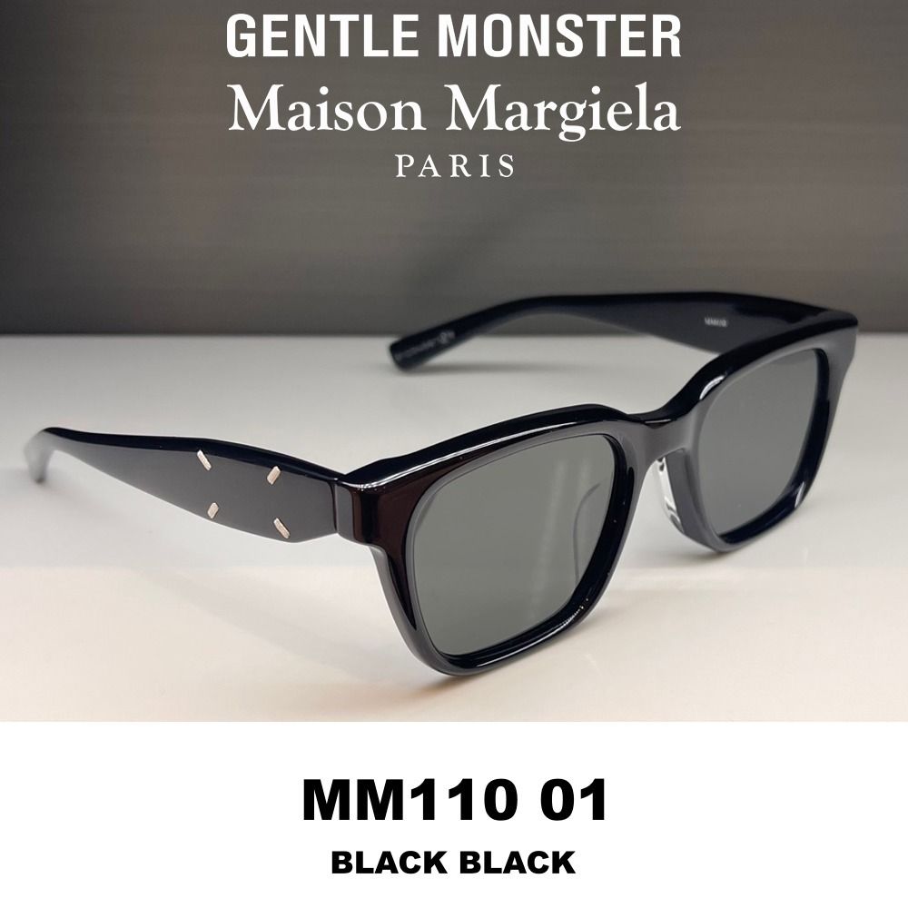 Maison Margiela X GENTLE MONSTER】MM110 01 (BLACK) (Gentle Monster