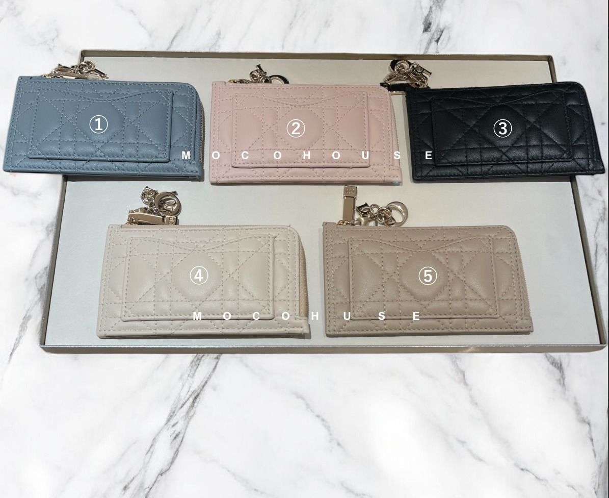 すぐ届く DIOR LADY DIOR COSMOS ジップ カードホルダー (Dior/カード