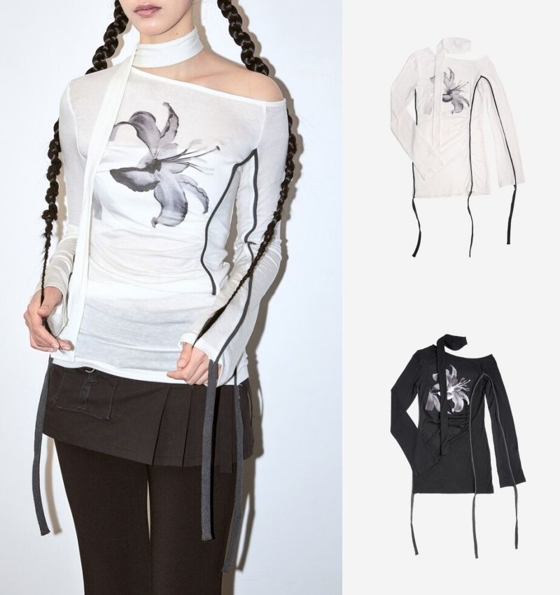 elfelfelfarchives☆LILY SCARF TOP (elfelfelf archives/Tシャツ