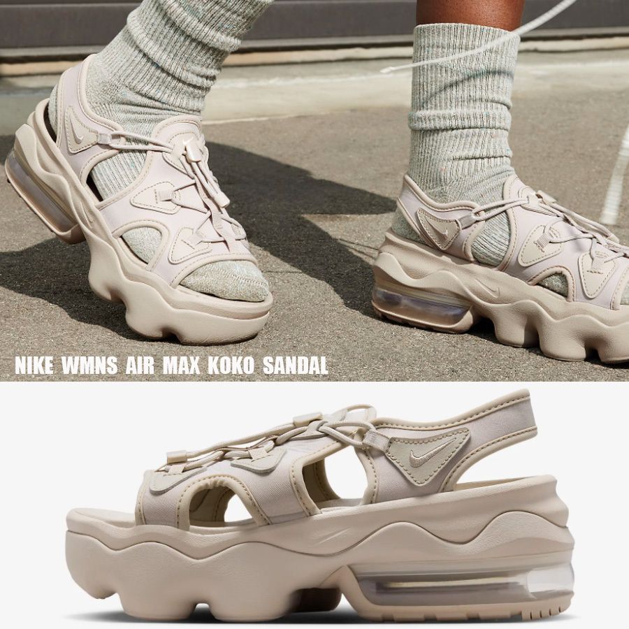 NIKE☆WMNS AIR MAX KOKO☆厚底 サンダル☆CREAM II (Nike/サンダル