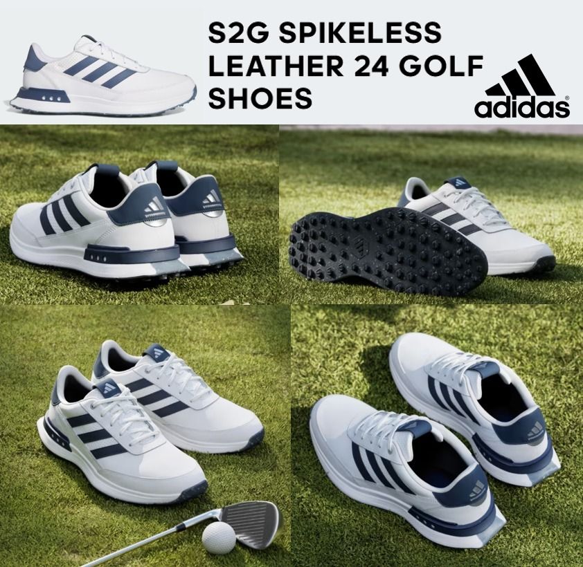 アディダス ゴルフシューズS2G SPIKELESS LEATHER 24 GOLF SHOES