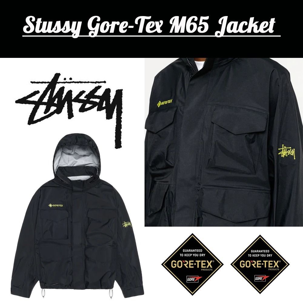 Stussy】☆Stussy Gore-Tex M65 Jacket Black☆送料・関税込☆ (STUSSY