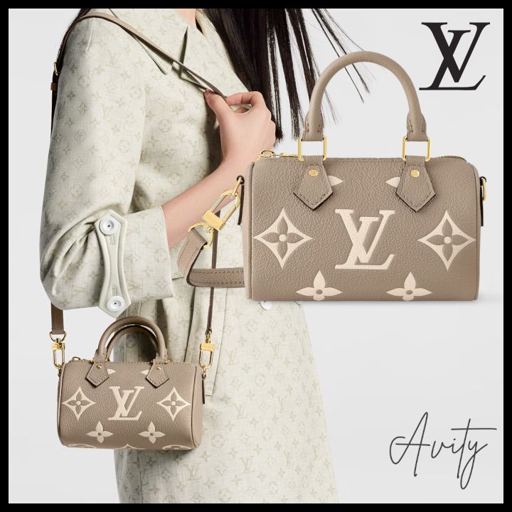 ミニ可愛い♪LOUISVUITTONモノグラムアンプラントナノスピーディ