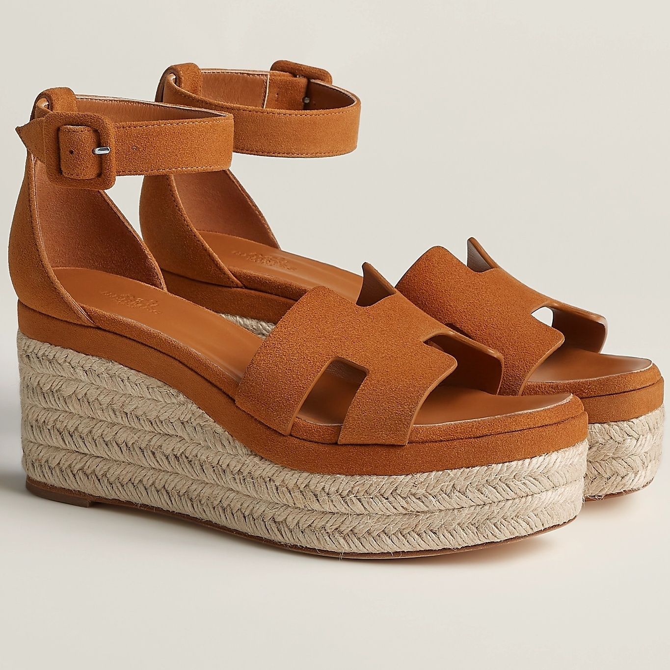 厚底で可愛い☆》 エルメス サンダル エルダ エスパドリーユ (HERMES