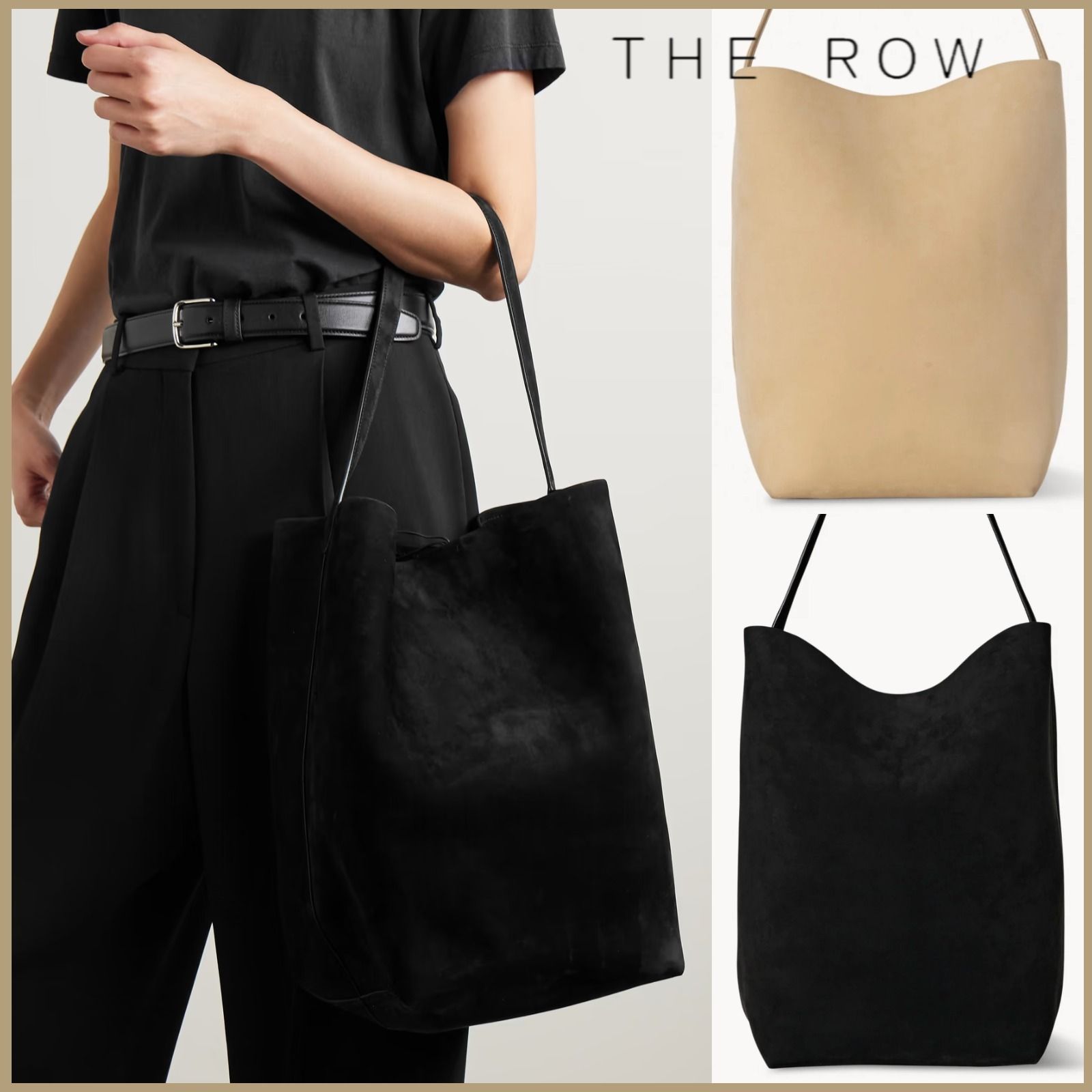 関税込☆ヌバック ラージトート【THE ROW】N/S Park Tote Large (The